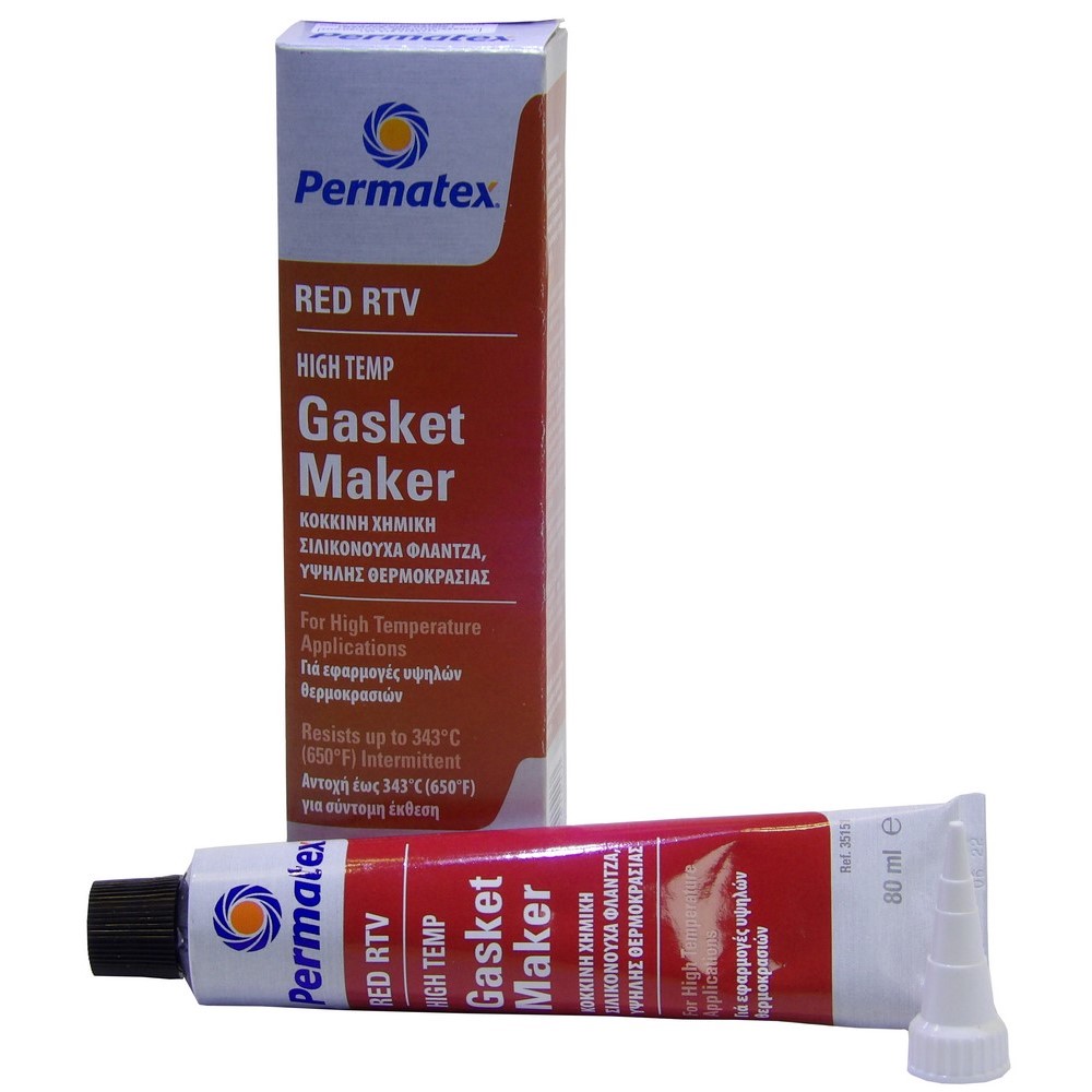 ΣΙΛΙΚΟΝΗ ΚΟΚΚΙΝΗ -54°C ΕΩΣ 343°C PERMATEX RTV-0