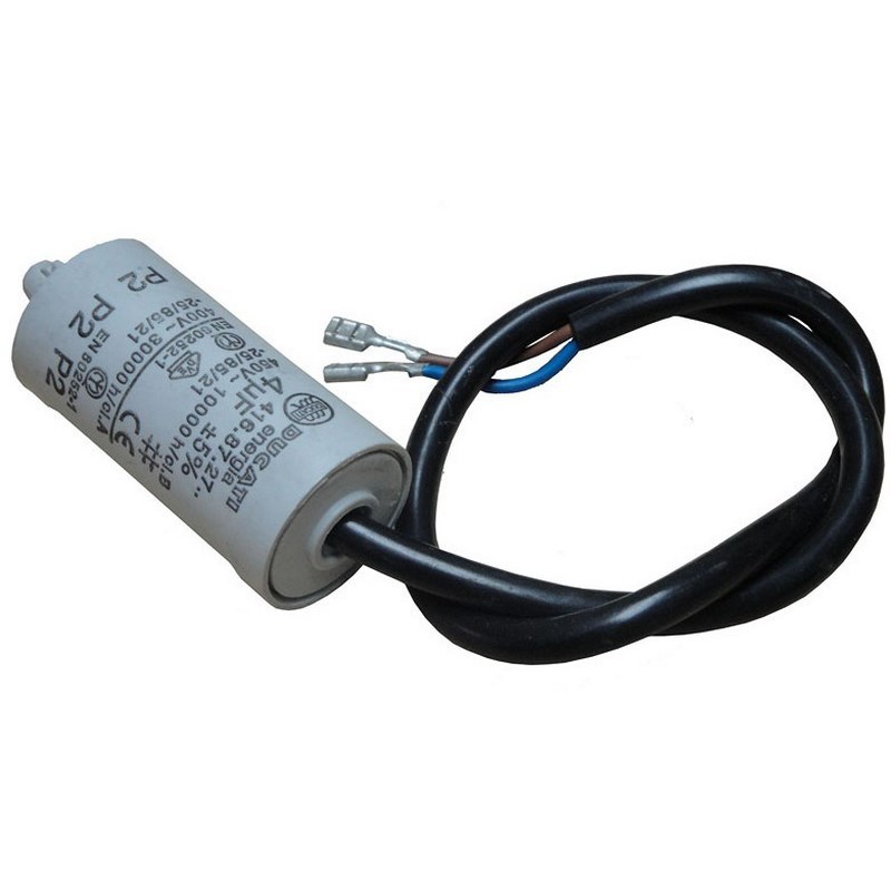 ΠΥΚΝΩΤΗΣ 450V / 4 μF ΜΕ ΚΑΛΩΔΙΑ -0