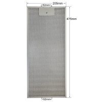 ΦΙΛΤΡΟ ΑΠΟΡΡΟΦΗΤΗΡΑ ΠΛΑΙΣΙΟ 206mm*475mm DAVOLINE BOSS MAIDTEC PYRAMIS KING-min