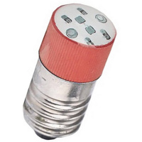 ΛΥΧΝΙΑ ΒΙΔΩΤΗ Ε10 LED ΚΟΚΚΙΝΗ-min